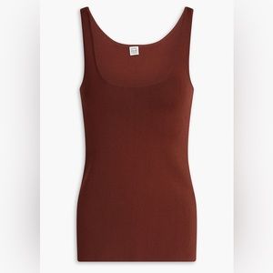 Totems - Brown Stretch-knit tank - Size S